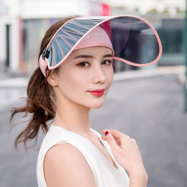 

summer uv-resistant adjustable sun electric bicycle bicycle sunscreen outdoor sun hat electric car empty hat, Blue;gray