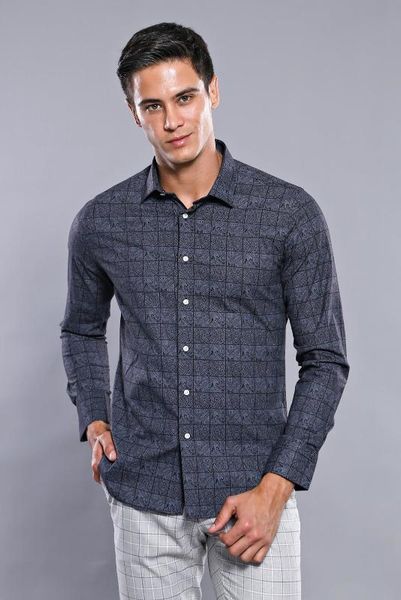 

patterned black male men 's shirt unimart shop | wessi, White;black