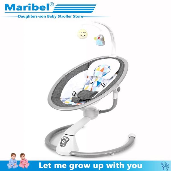 

safety baby rocking chair 0-3 baby electric cradle rocking chair soothing the baby's artifact sleeps newborn sleeping