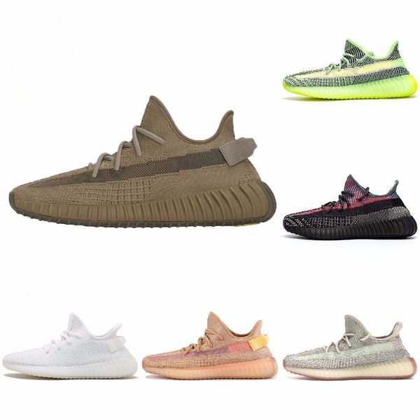 

kanye west yecheil yeezreel running shoes v2 static refective clay true form hyperspace zebra man woman shoe sports sneakers, Black