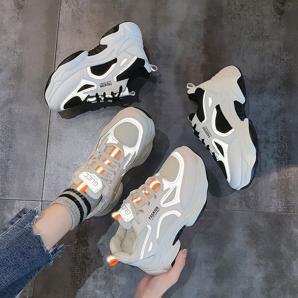 

2019 shoes woman shoes designer sneakers platform sneakers flats platform chunky reflective footwear z13-67