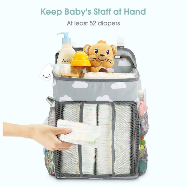 

baby newborn hanging diaper caddy organizer diaper stacker for changing table
