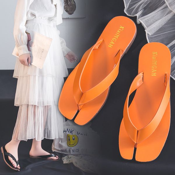 

rubber flip flops slippers casual cross-tied shoes slipers women slides hawaiian 2020 flat summer basic pu narrow band, Black