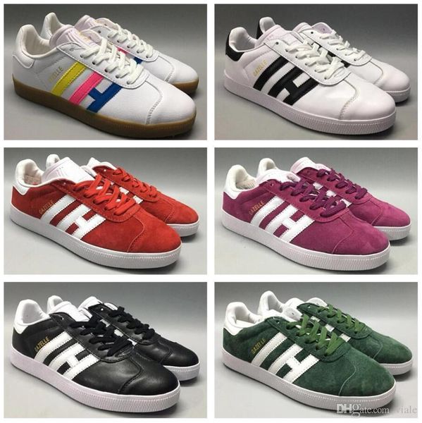 

wholesale suede mi gazelle men & women low casual casual gazelle trainer chukka black red pink grey lightweight walking eur