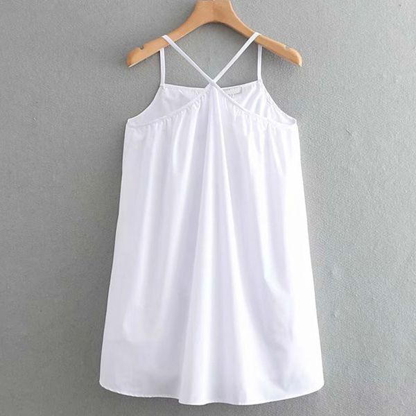 

2020 women spaghetti straps summer beach jumpsuit lady halter sleeveless white rompers womens jumpsuit short xnwm8752, Black;white