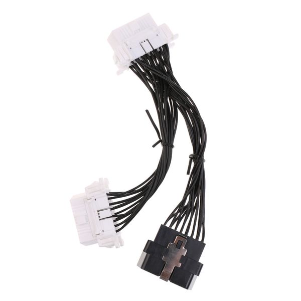 

car obd2 y splitter connector extension cable wire