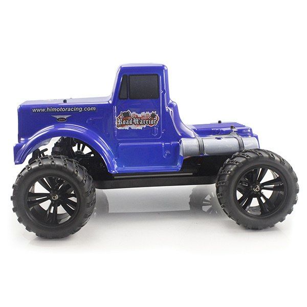 

himoto road warrior 1:10 scale rtr 4wd electric power monster truck big pete w/2.4g remote brushless version red 31901