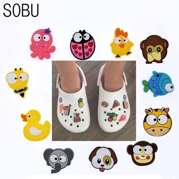 2019 Cartoon Animals Shoe Charms Shoe Accessories Shoe