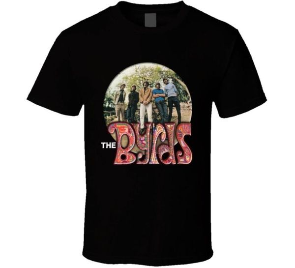 

the byrds band vintage standard black t-shirt s to 5xl, White;black