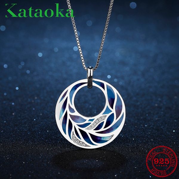 

like gorgeous phoenix pendant blue enamel for women 925 sterling silver charming fashion necklace pendants party jewelry