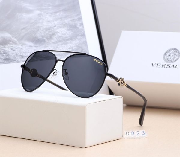 

2019 new luxury cla ic pilot ungla e de igner brand fa hion men women un gla e eyewear metal gla len e with box