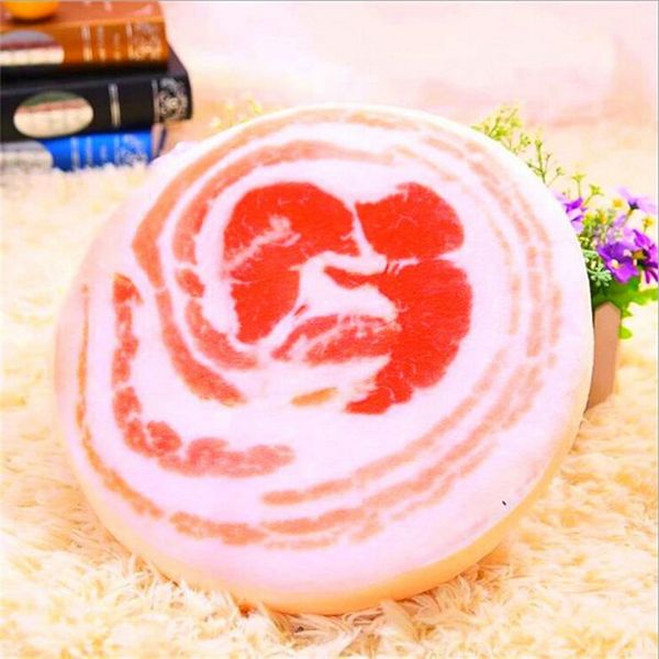 

3d three-dimensional pork belly cushion detachable pillow lumbar cushion plush