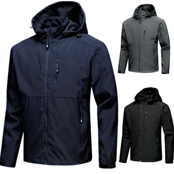 

мужские куртки конструктора пальто ветровка softshell пальто съемные hood линь tn fj12 outwear водонепроницаемый быстрый горячей продажи, Black;brown