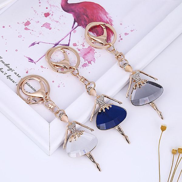 

ballet dancer key chain key chain for creativegifts metal key chain designer keychain for gifts, Silver