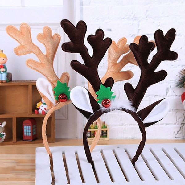 

Christmas Headband Cute Reindeer Horns Women Girls Elk Antlers Hair Hoop Braw