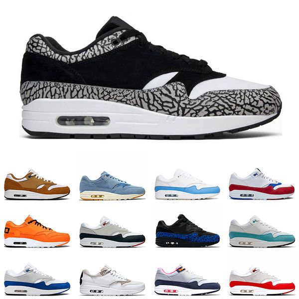 

atmos 1 elephant men women running shoes parra black leopard obsidian bred work blue mens trainer sneakers size 36-45