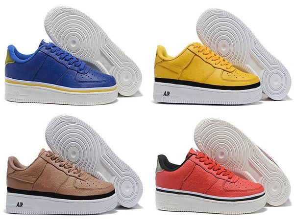 

High quality fa hion forcing cork af1 men women one 1 running hoe high low cut all white black brown color ca ual neaker eur
