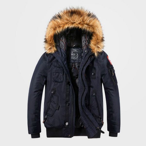 

мужчины dedigner мода ветровки пальто 2020 марка толстые теплые куртки с капюшоном престижное тонкий пальто для мужчин 3 цветов размер m-2xl, Black