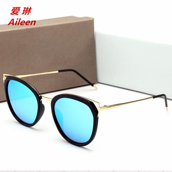 

2018 новый женский поляризованный цветной фильм солнцезащитные очки ретро кошачий глаз тенденция анти-уф солнцезащитные очки 13023 роскошные, White;black