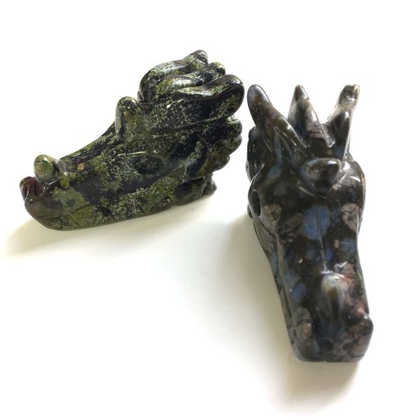 

2.5 inch labradorite dragon skull hand carved dragon head figurine for decoration gift or collection xyw