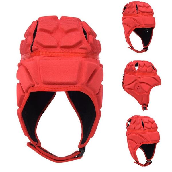 

football soccer goalkeeper helmet sports rugby scrum cap head protector gifts