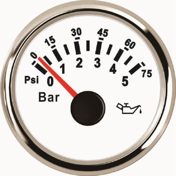 2/'/' 52mm Universal Car LED Bar Turbo Boost Vacuum Pressure Gauge Meter Bar DQ