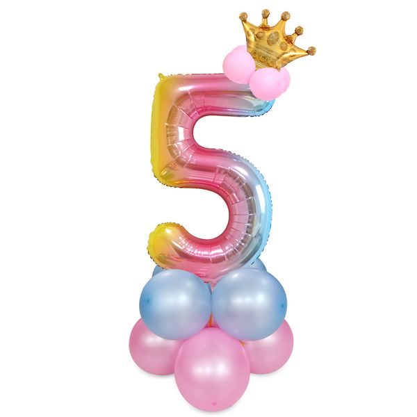

42inch foil number balloons kids birthday party decoration helium number balloon event baby shower decor