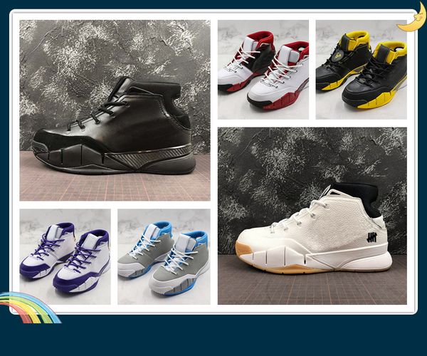 

undefeated x zoom 1 protro camo del sol final seconds mamba day mpls men basketball shoes trainer, White;red