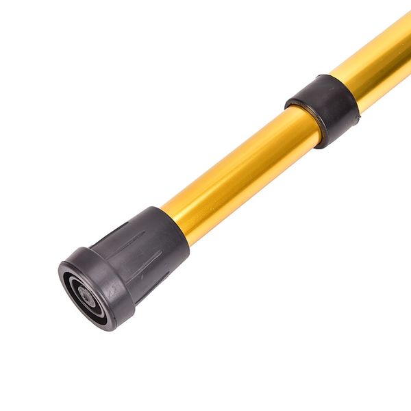 

telescopic walking stick cane hiking rubber tips 6 grade alpenstock for elderly aluminium body climbing equipment
