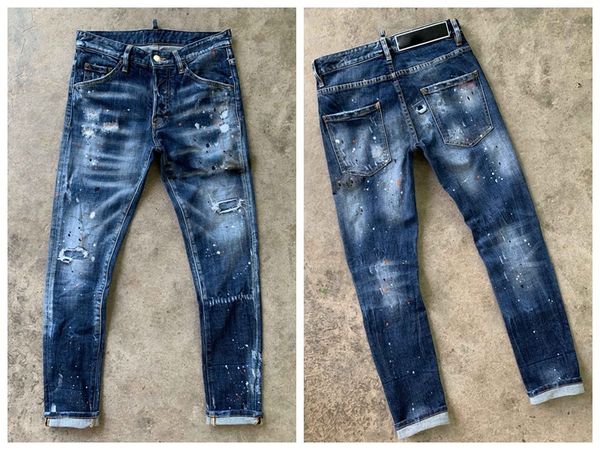 

mens jeans denim jean black ripped pants pour hommes men s italy fashion biker motorcycle rock revival jeans high qxsiy, Blue