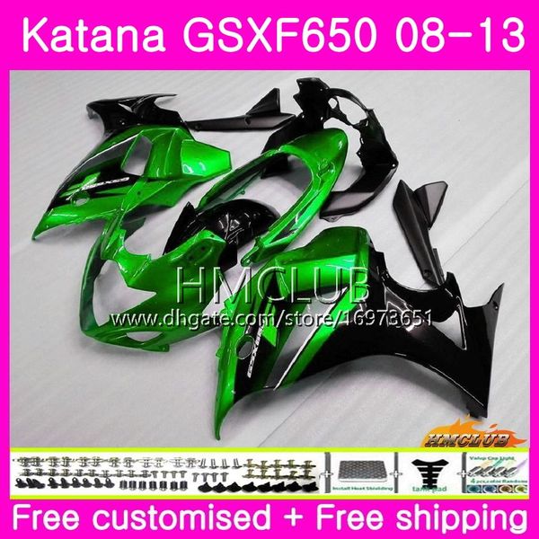 

kit for suzuki katana gsx650f gsxf 650 gsxf-650 08 09 10 11 12 13 14 14hm.18 gsxf650 2008 2009 2010 2011 2012 2013 2014 pearl green fairing