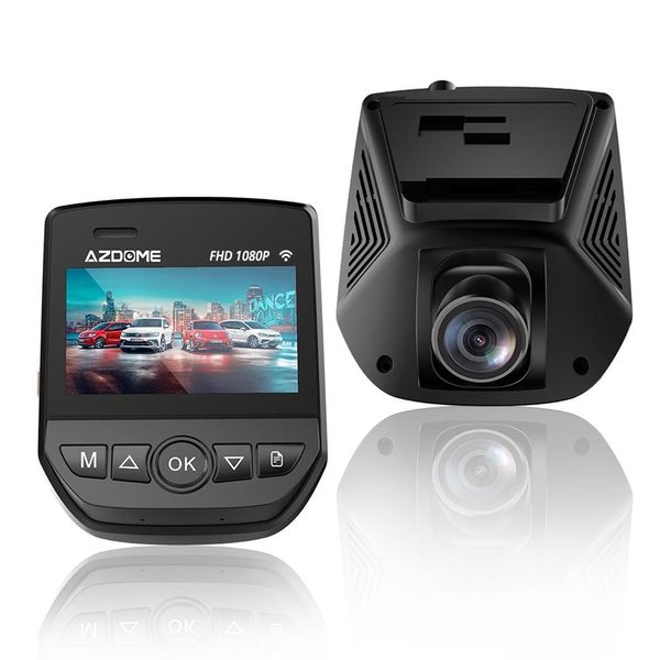 

azdome car dvr built in g-sensor cam 1080hd loop recording dash cam car camera parking monitoring automatically