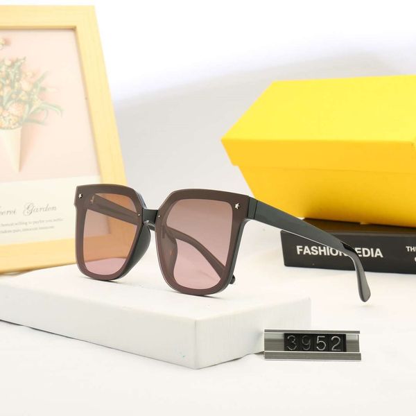 

di-fen f letter mens woman sunglasses summer sunglasse goggle glasses uv400 v letters 3952 5 colors with box, White;black