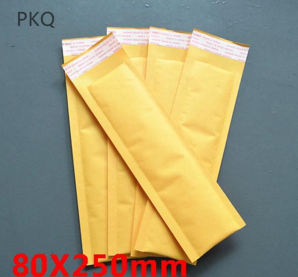 

100pcs long style kraft paper packaging bubble mailer bags padded shipping envelope with bubble mailing bag business supplies