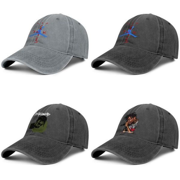 

travis scott singer for men and women trucker denim cap design fitted custom personalisedcool fashion baseball trendycute hats jack, Blue;gray