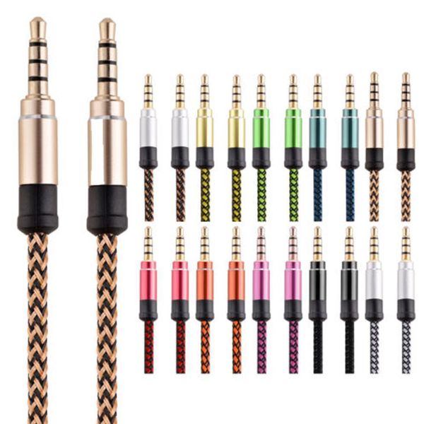 

3.5mm AUX AUXILIARY CORD 1.5M/5FT Male to Male Stereo Audio Cable for PC MP3 CAR