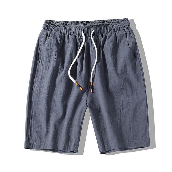 

mens designer loose beach casual shorts pure cotton pants fashion, Black