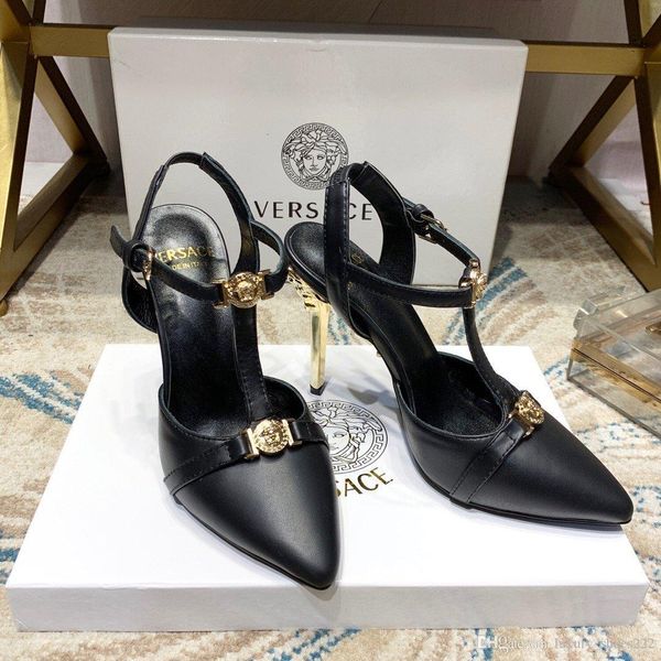 

the latest brand high heels in 2020 are made of comfortable, breathable and stable leather made from virtus mules female high heels
