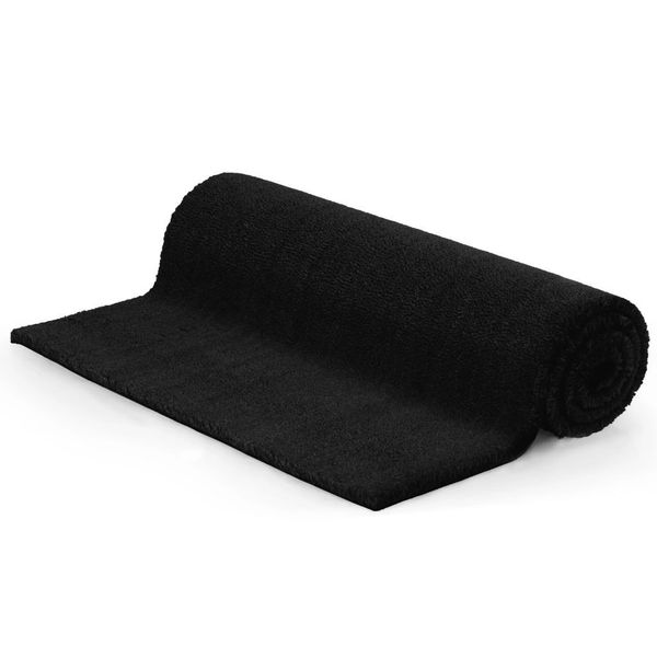 

doormat coconut fiber 24 mm 100x200 cm black other home textile