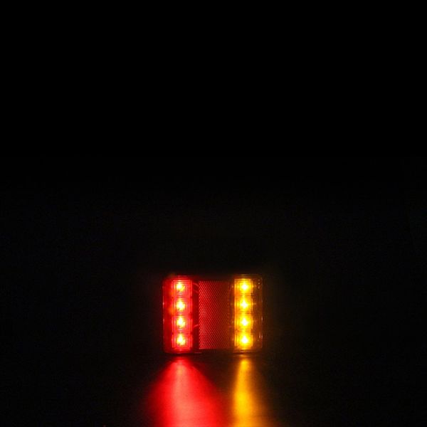 

new1pair 8lamps double-color tail slight brake lights rear light