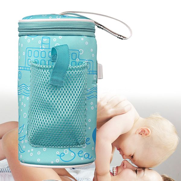 

heater bottle bag warmer feed thermostat newborn drink travel usb baby insulated cup