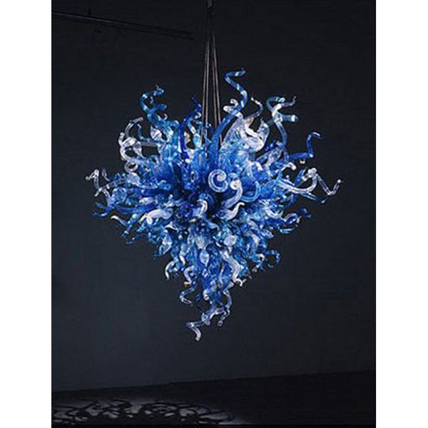 

new arrival blue murano glass chandelier with bedroom decor handmade blown glass crystal chandelier