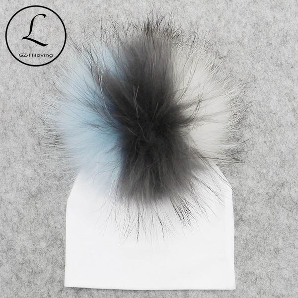 

gzhilovingl new arrival 2018 new born hat spring autumn ins fashion solid soft cotton baby boys girls beanie fur pom pom hat