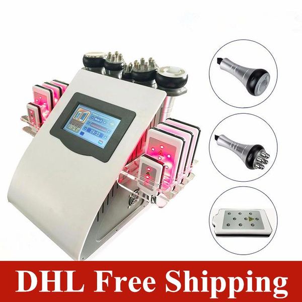 

ultrasonic cavitation machine lipo laser 40k slimming machine cavitation machine multi-functional beauty equipment with ce, Black;white