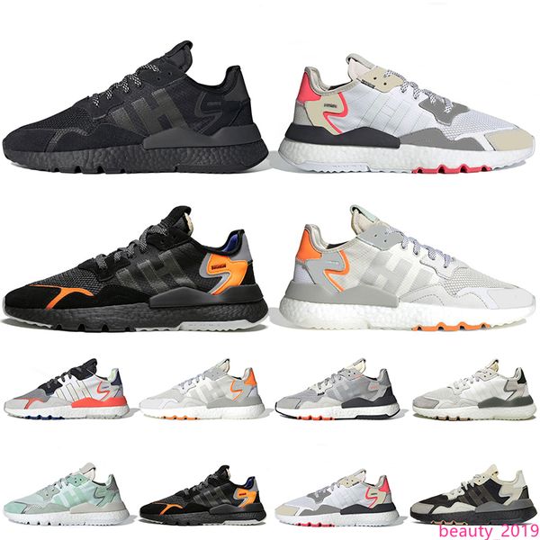 

new designer nite jogger white black trace pink men women running shoes women trainer sneakers size 36-45