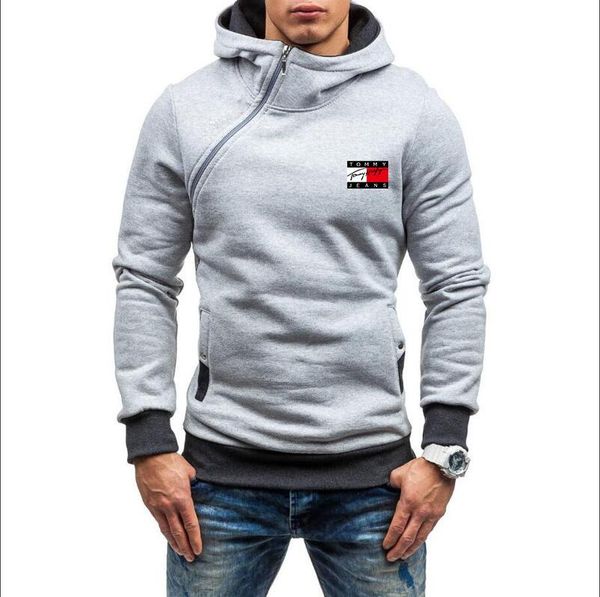 

новый конструктор класса люкс мужчины женщины hoodie печатные toμmy одежда марка hoodie толстовки пальто спорт толстовки повседневная рубашк, Black