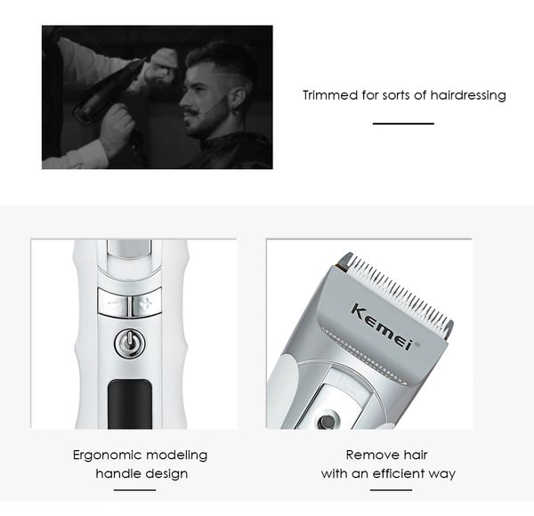 

new style kemei km-838 liquid beard cutter machine clipper electric fader hair scissors bwkf lrass