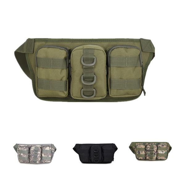 

4 color new pockets fashion casual sports outdoor multi-function kettle bag running portable camouflage bag ing