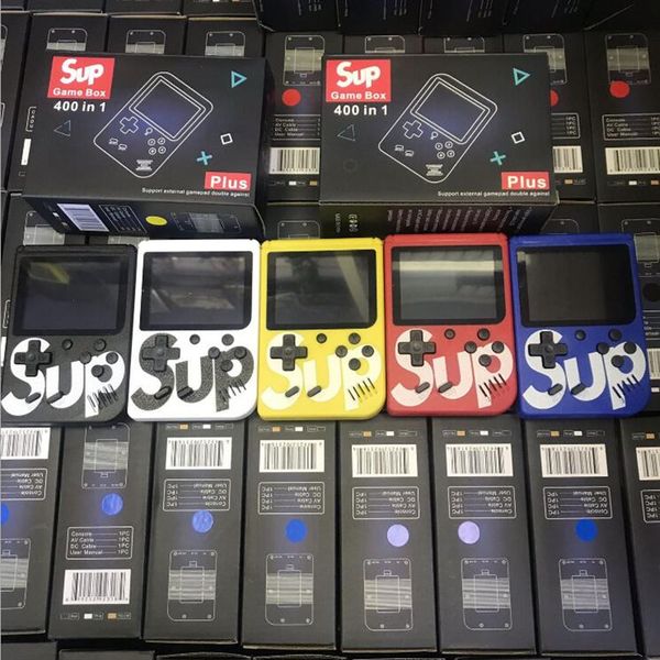 

Sup mini handheld game con ole up plu portable no talgic game player 8 bit 400 in 1 fc game color lcd di play game player