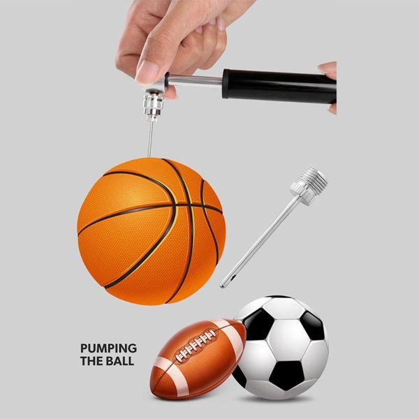 Football Cycling Mini Bicycle Pump MTB Bike Hand Pressure Ball Tire Inflator